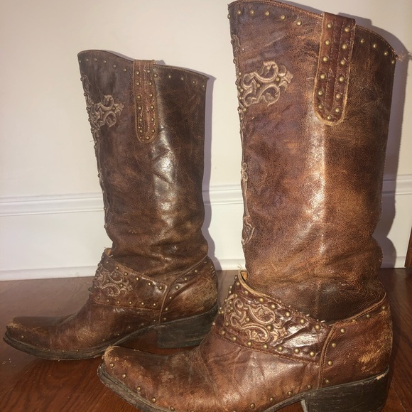 Old Gringo Leather Boots Size 8B - Picture 5 of 7